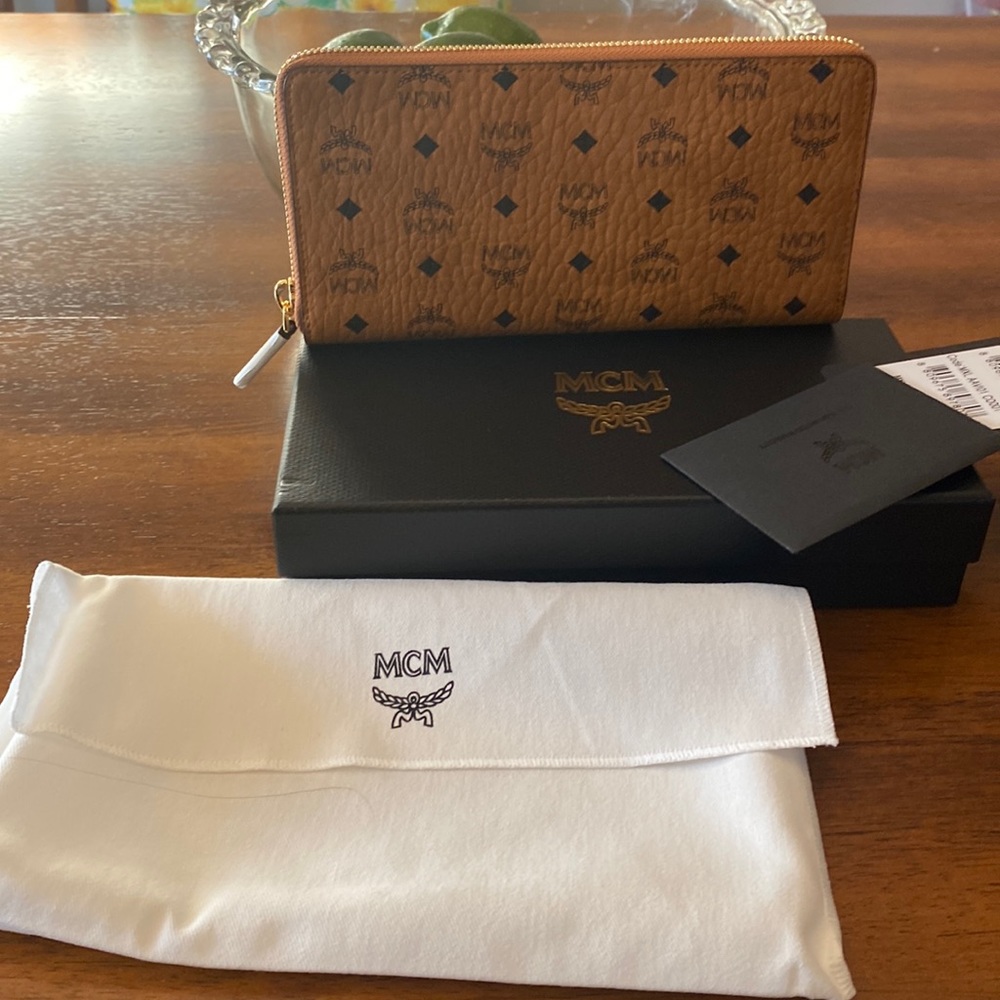 Brand new large MCM wallet never used